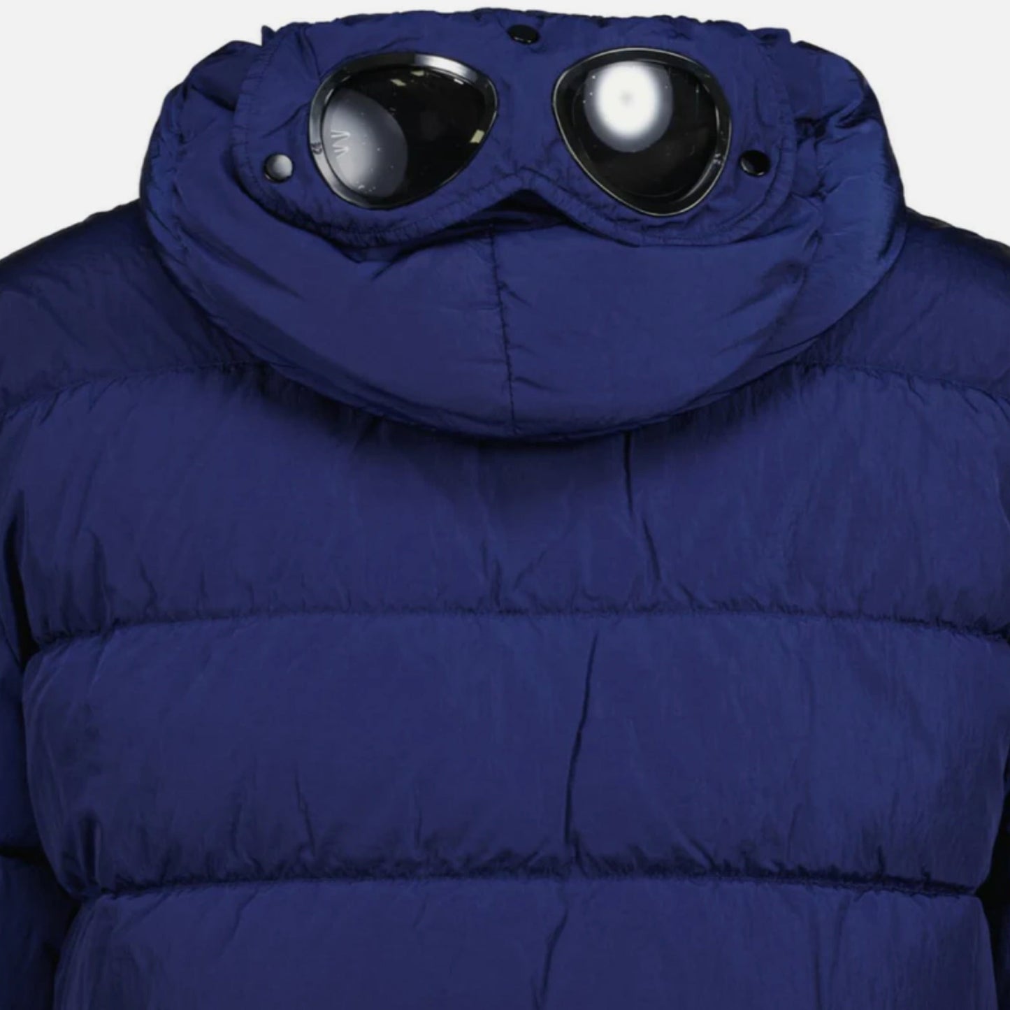 Cp Company Chrome-R Goggle Down Jacket In Estate Blue