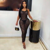 Load image into Gallery viewer, Gala crochet metallic dress (Black)