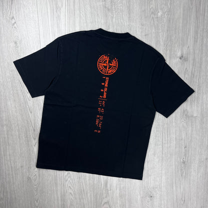 Stone Island 'Vertical' T-Shirt - Black