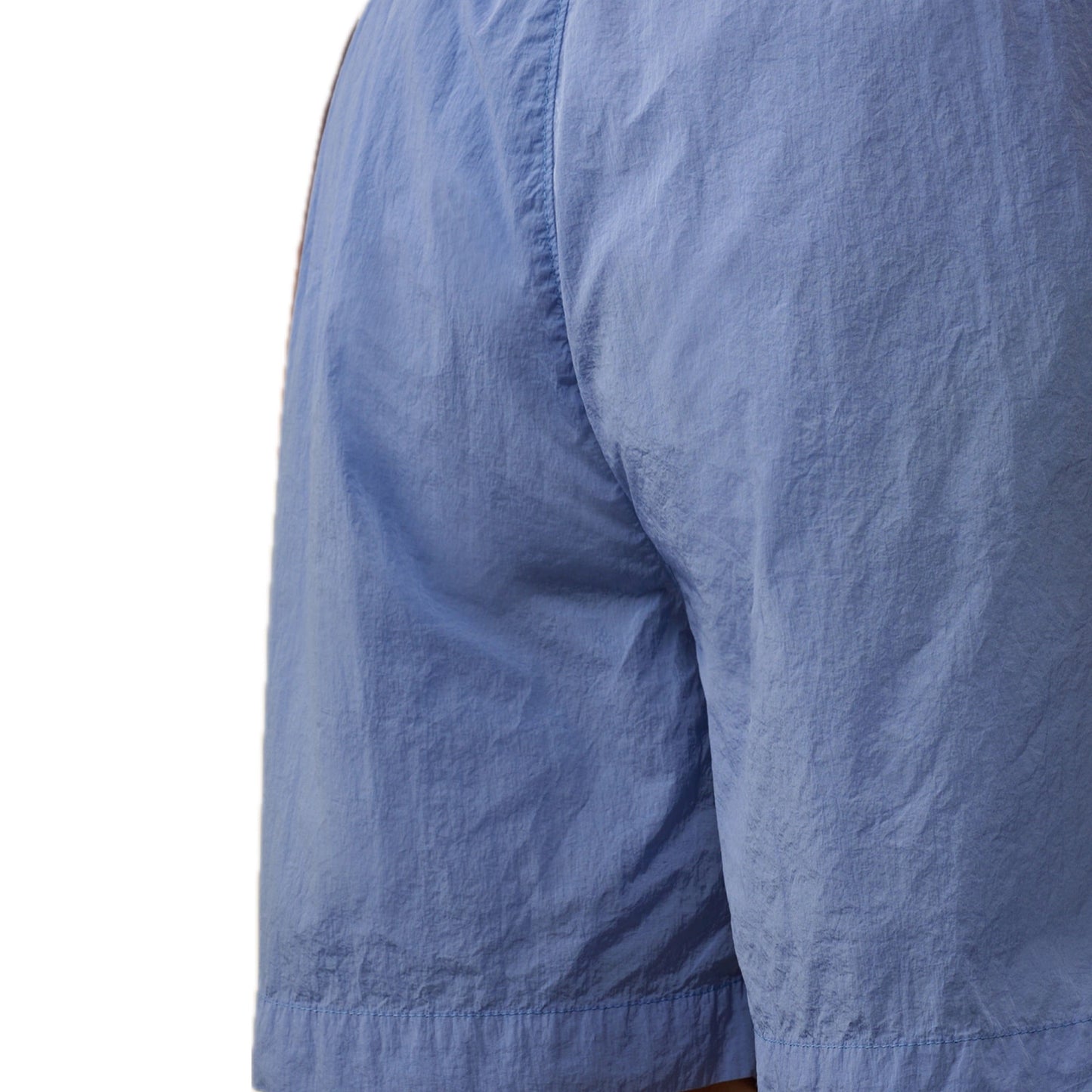 Cp Company Eco-Chrome British Sailor Swim Shorts In Light Blue With Certilogo