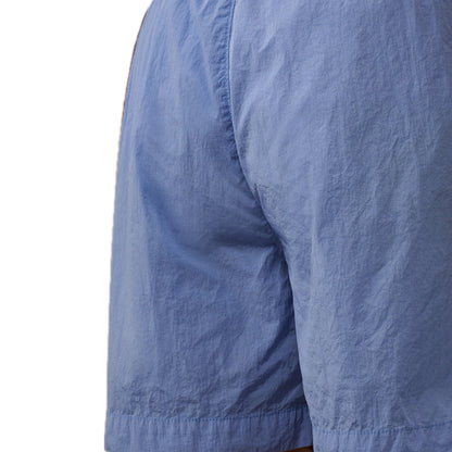 Cp Company Eco-Chrome British Sailor Swim Shorts In Light Blue With Certilogo