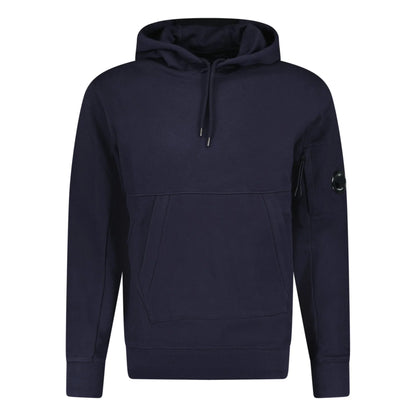 Cp Company 024A Diagonal Raised Overhead Hoodie In Navy