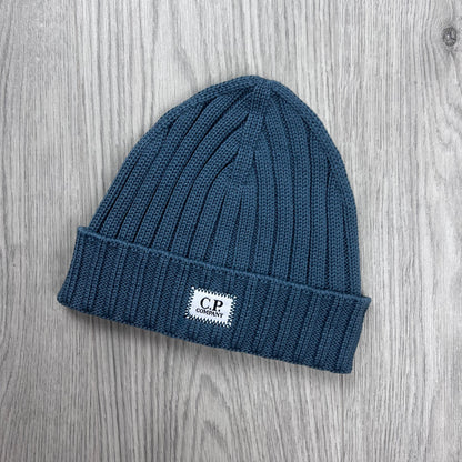 CP Company Patch Beanie - Orion Blue