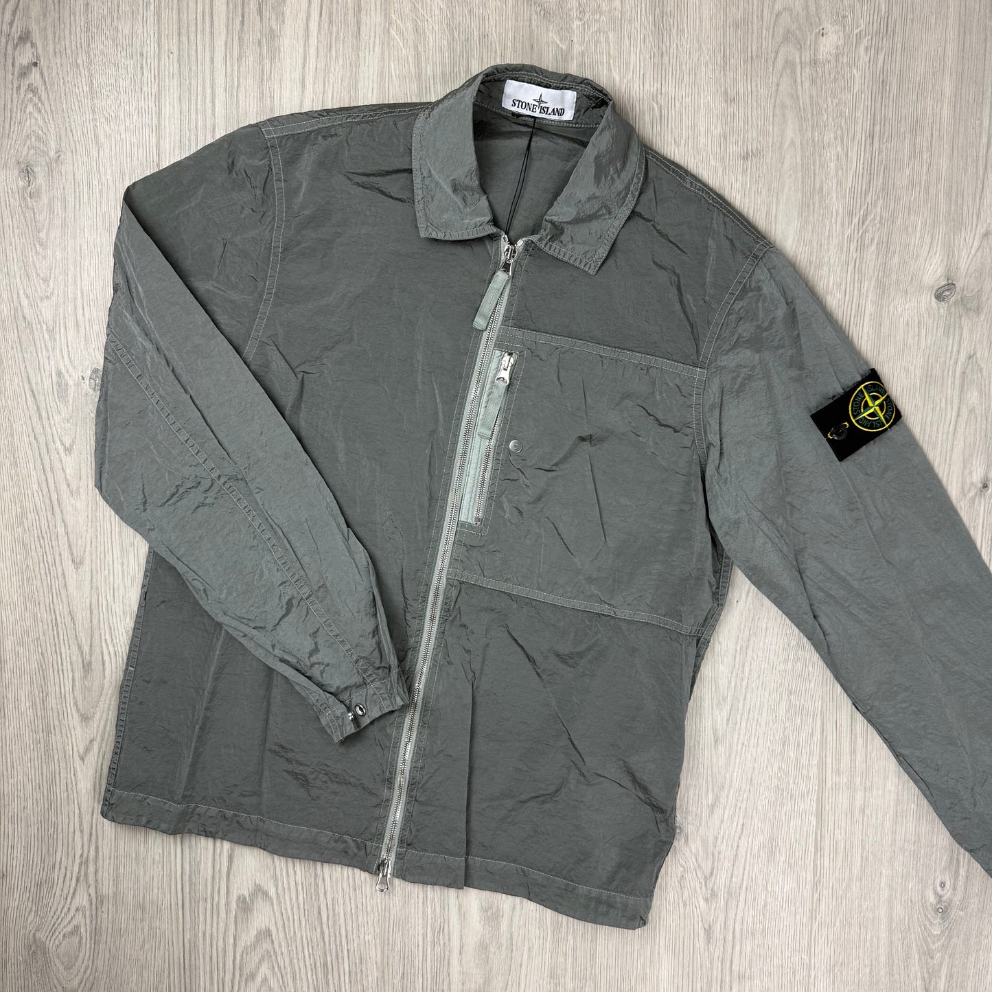Stone Island Metal Overshirt - Pearl Grey