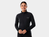 Load image into Gallery viewer, Trek Circuit Thermal Long Sleeve Women Medium Black Jersey