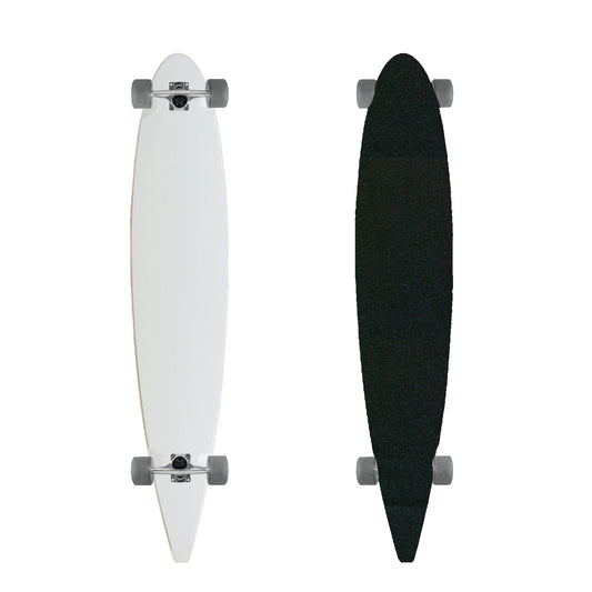 Moose Pintail 9" x 47.75" Longboard Dipped White Complete