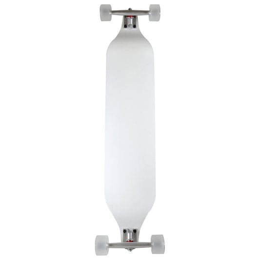 Moose Drop Down Longboard Complete (White) with Paris Trucks, Bigfoot Wheels