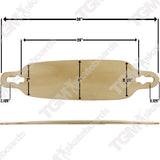 Load image into Gallery viewer, Moose Longboard Complete 9" x 36" Drop Through Stained Pink