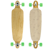 Load image into Gallery viewer, Moose Double Drop 9.75" x 39.75" Longboard Baked Bamboo Complete