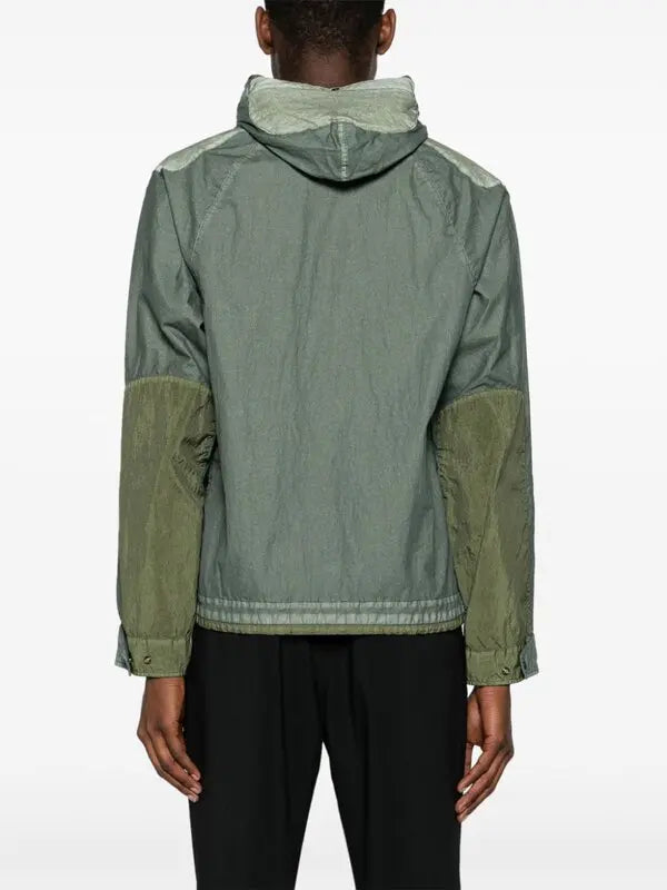 Cp Company 50 Fili Gum Mixed Goggle Jacket In Agave Green