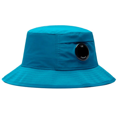 Cp Company Chrome-R Lens Bucket Hat in Ink Blue