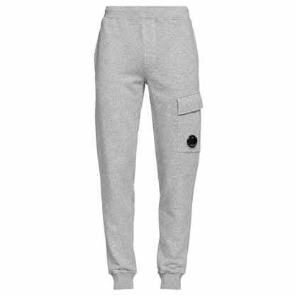 Cp Company 017A Diagonal Raised Lens Joggers In Grey M94