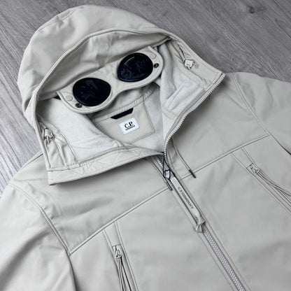 CP Company Shell Goggle Jacket - Silver Birch