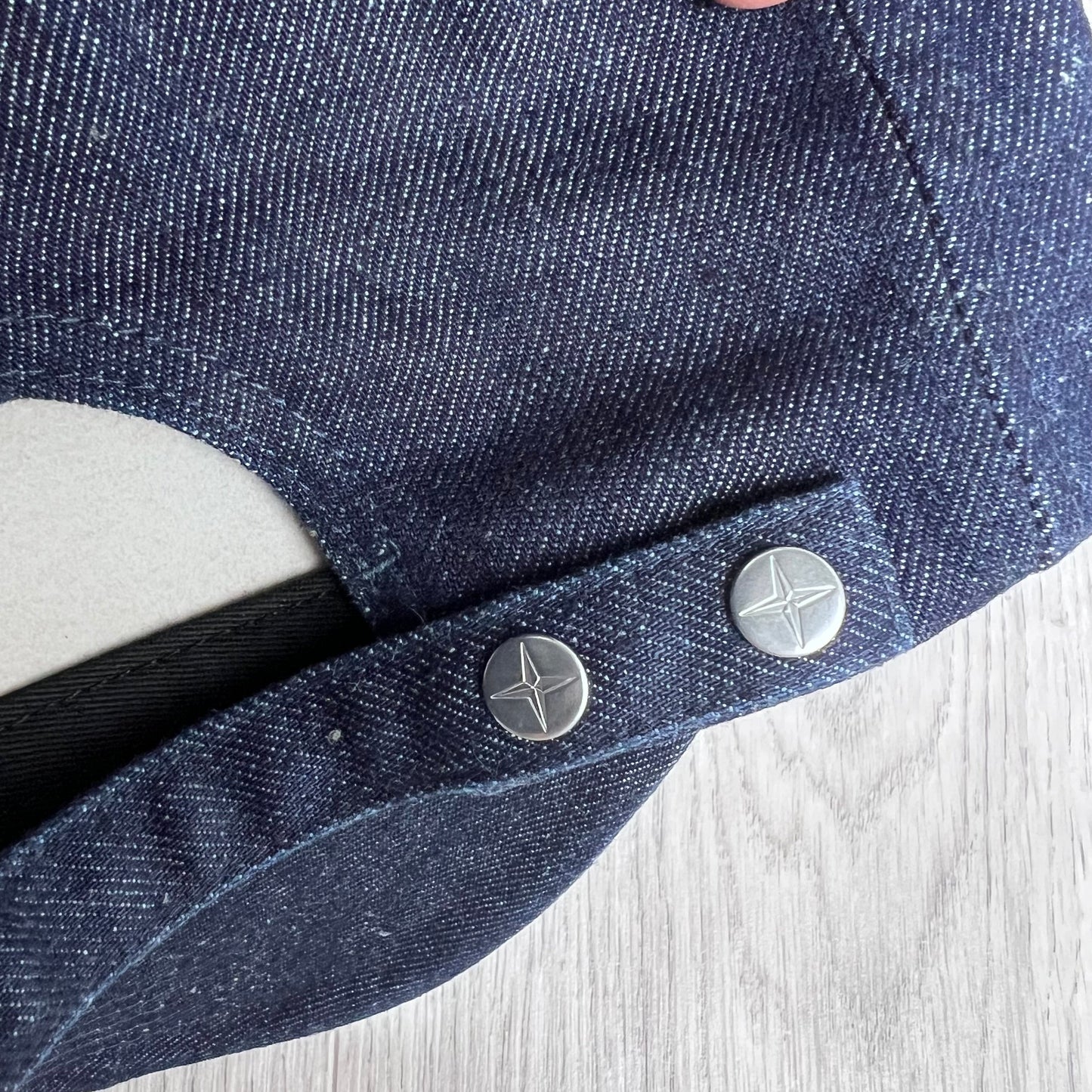 Stone Island Denim Cap - Indigo