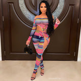 Load image into Gallery viewer, Gisse jumpsuit (Pink/blue)