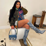 Load image into Gallery viewer, Gigi jeans boots (Blue)