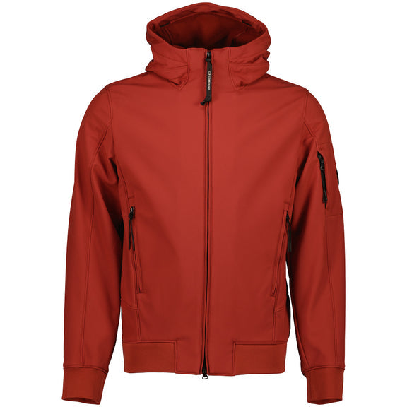 Cp Company Shell-R A/W Lens Jacket In Red