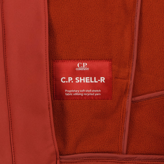 Cp Company Shell-R A/W Lens Jacket In Red