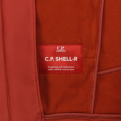 Cp Company Shell-R A/W Lens Jacket In Red