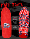 Load image into Gallery viewer, Powell Peralta Skateboard Deck OG Rat Bones Red Foil Old School Reissue
