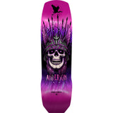 Load image into Gallery viewer, Powell Peralta Skateboard Deck Andy Anderson Heron Skull Pink Foil 9.13" x 32.8"
