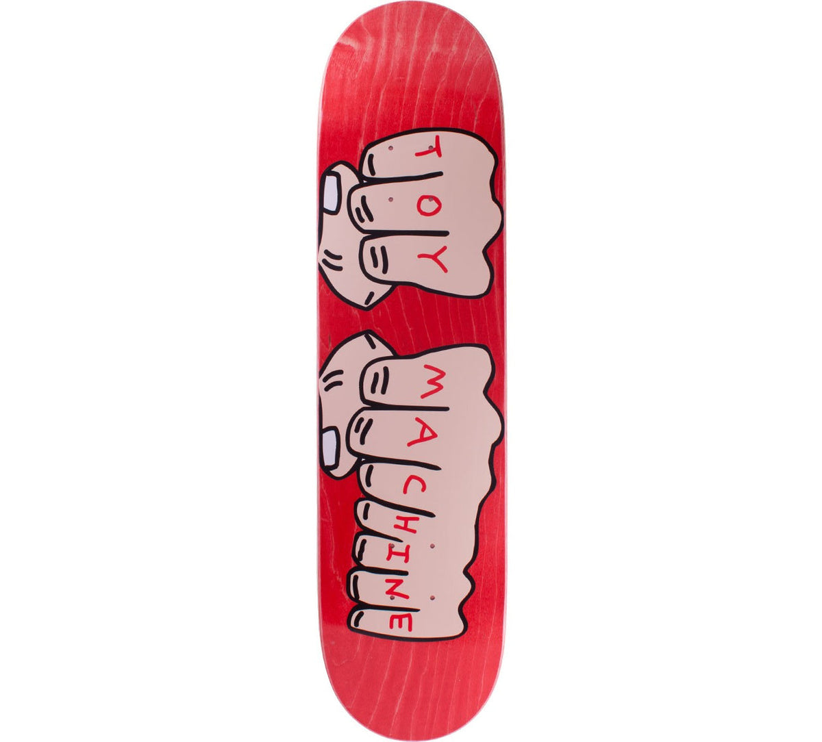 Toy Machine Deck FISTS LG 8.25" (ASSORTED COLORS)