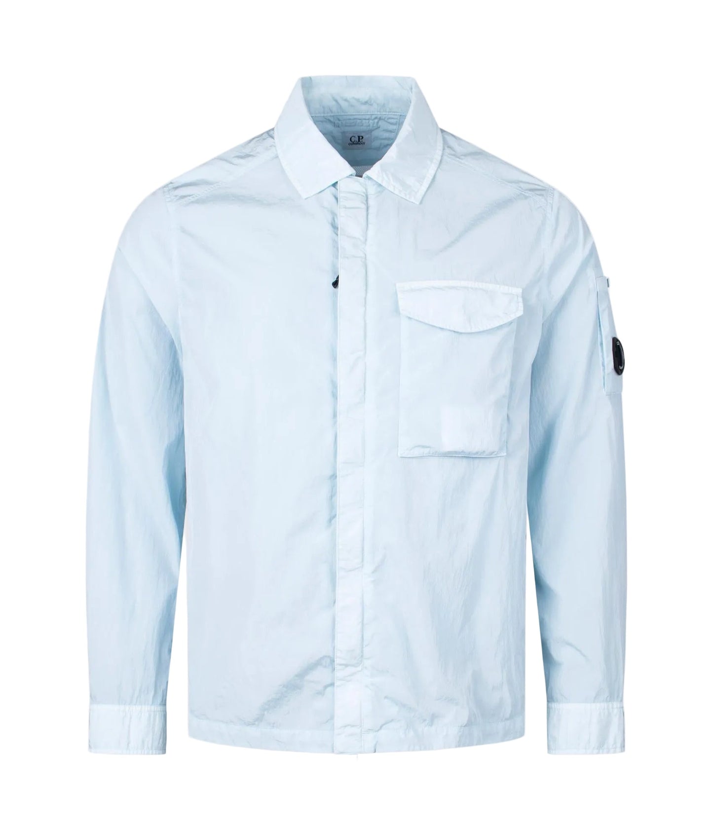 Cp Company Chrome-R Pocket Overshirt in Starlight Blue