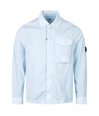 Cp Company Chrome-R Pocket Overshirt in Starlight Blue
