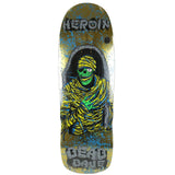 Load image into Gallery viewer, Heroin Skateboard Deck Dead Dave KO2 Mummy 10.125" x 32.25"