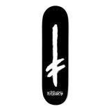 Load image into Gallery viewer, Deathwish Skateboard Deck Gang Spray Black/White 8.5" x 32"