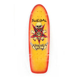 Load image into Gallery viewer, Dogtown Skateboard Deck Suicidal Skates Possessed to Skate 70s Classic Yellow/Red 9" x 30"