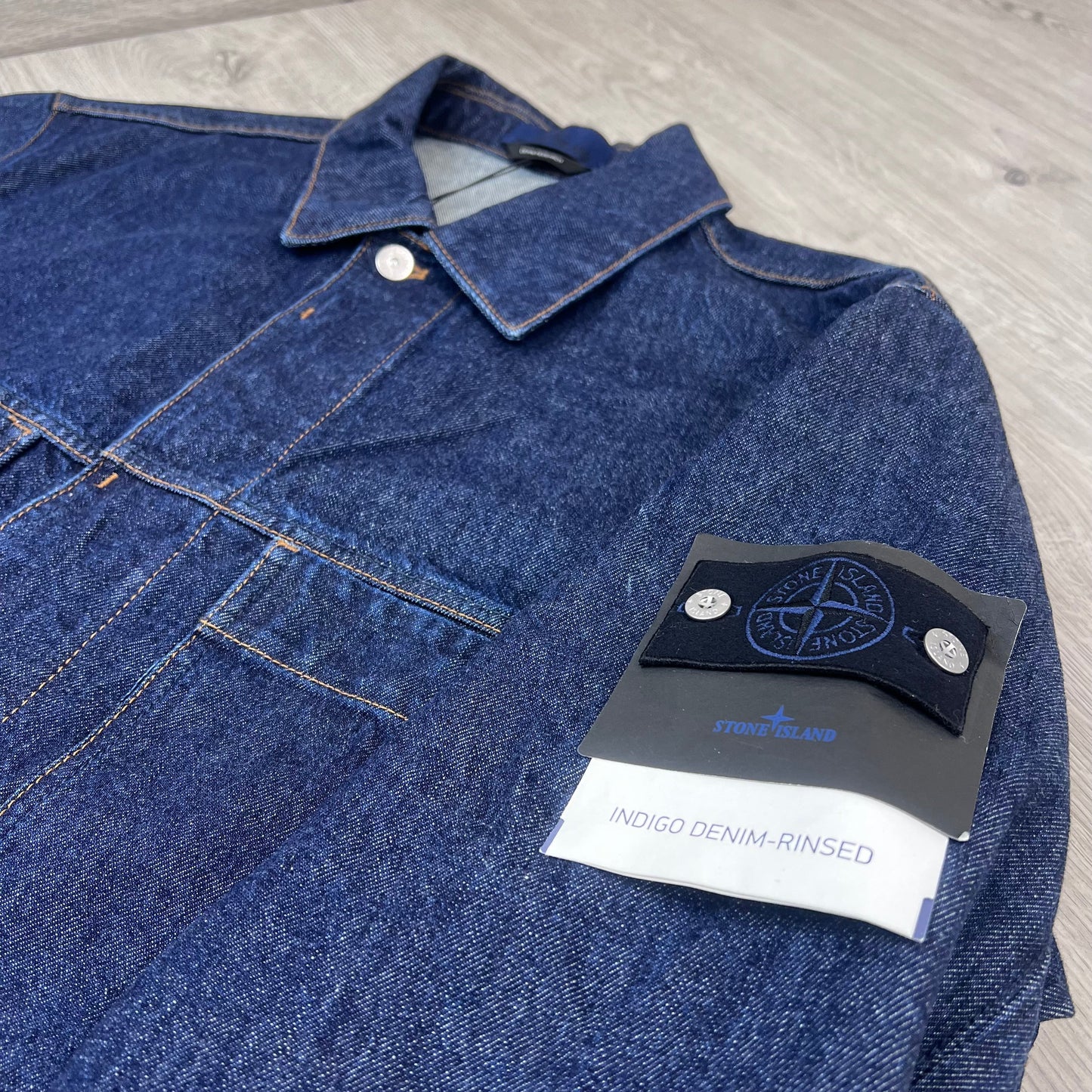 Stone Island Denim Jacket - Blue