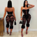 Load image into Gallery viewer, Reana caged top (Black)