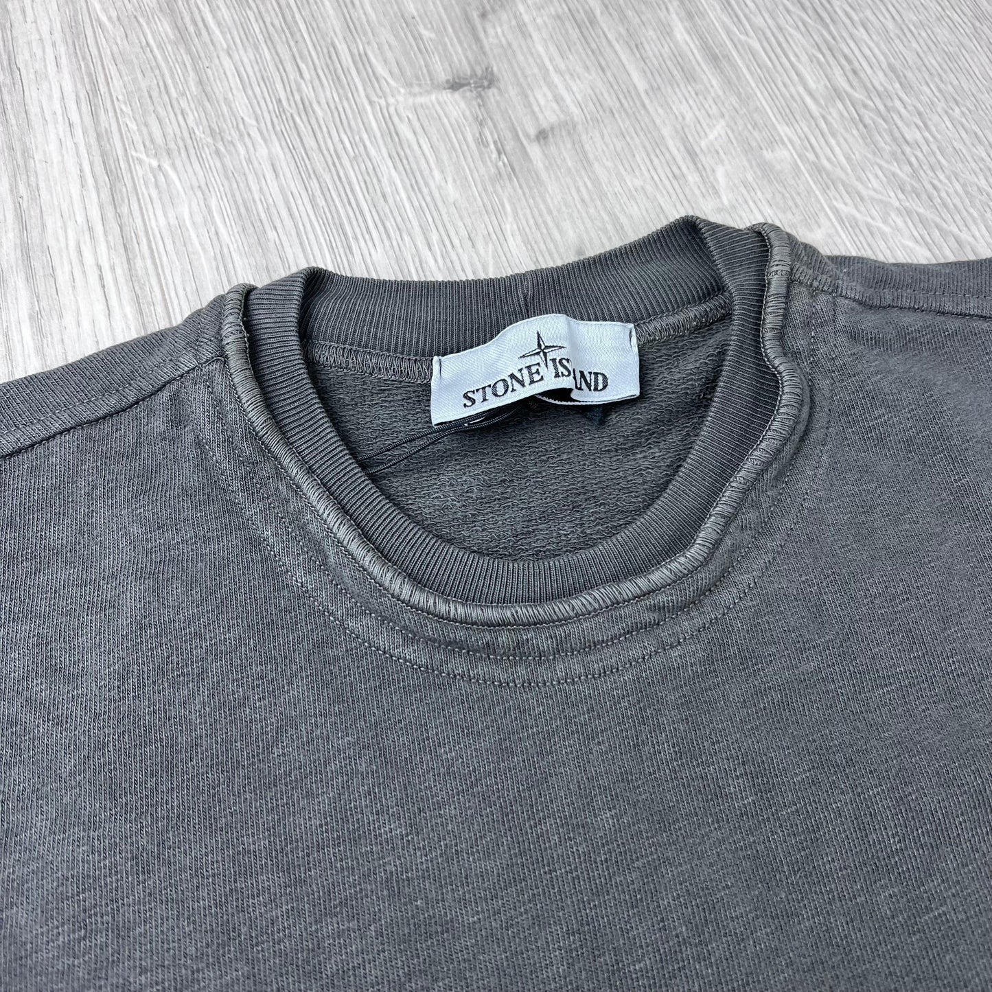 Stone Island Malfilé 'Old' Sweatshirt - Charcoal