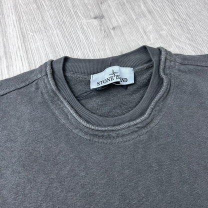 Stone Island Malfilé 'Old' Sweatshirt - Charcoal