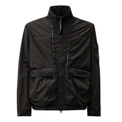 Cp Company Chrome-R Utility Lens Jacket In Black
