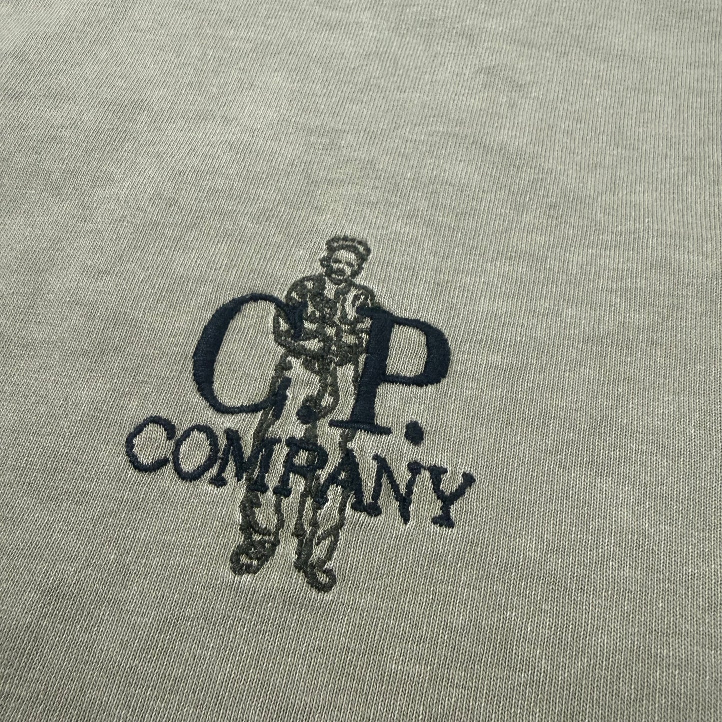 CP Company Embroidered Sailor T-Shirt - Moss Gray