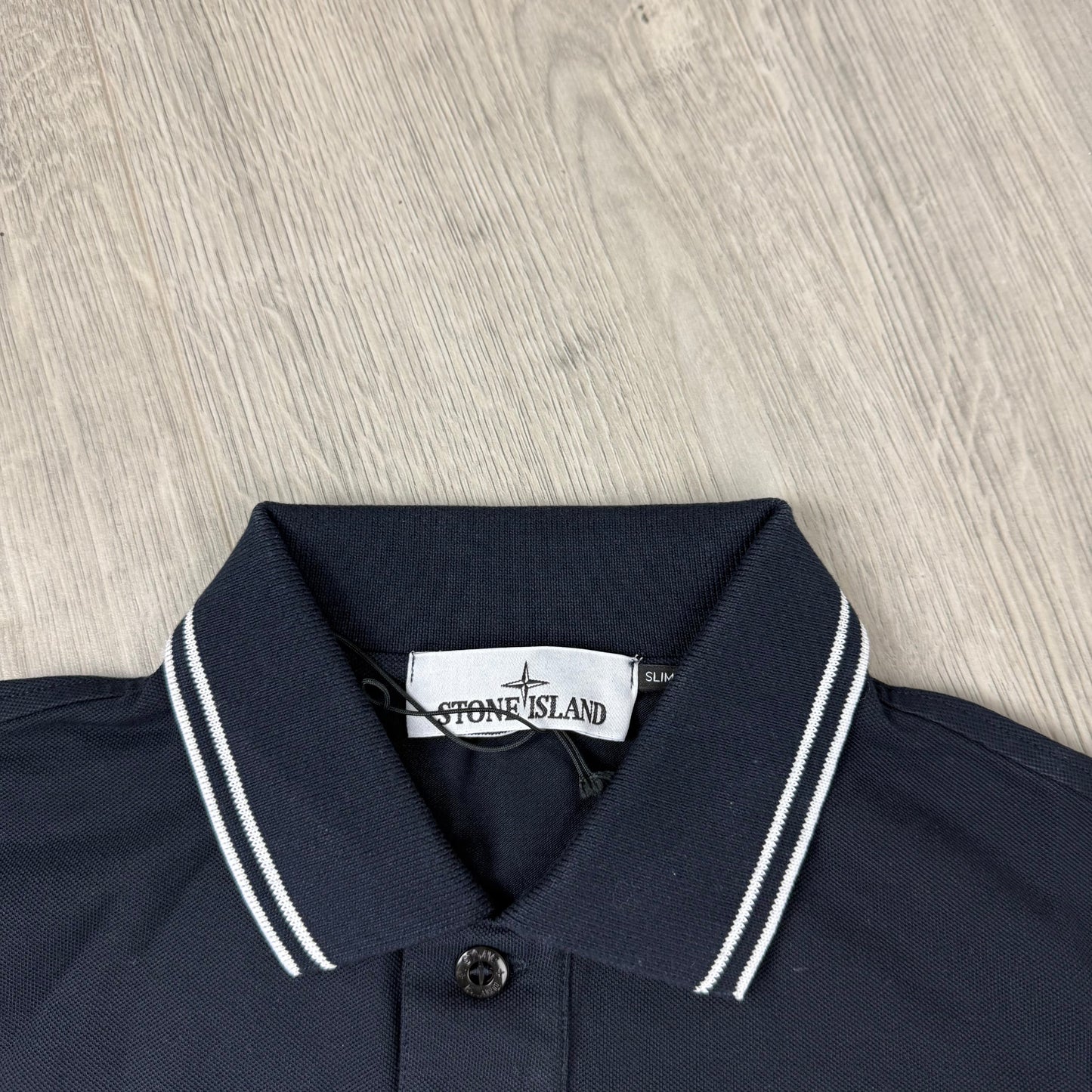 Stone Island Patch Polo Shirt - Navy