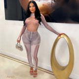 Load image into Gallery viewer, Posh Illusion jumpsuit (Grey/nude)