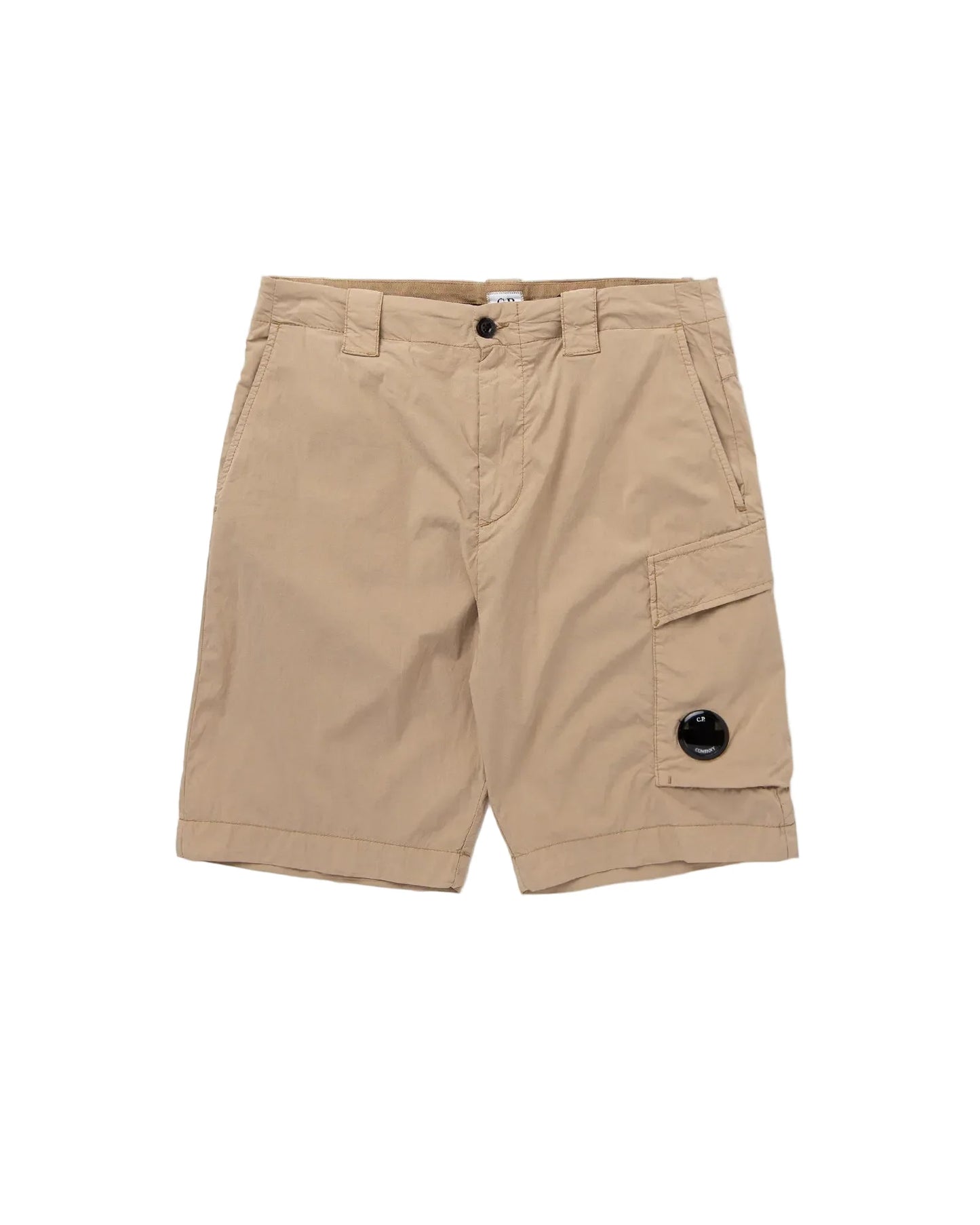 Cp Company 268A 50 Fili Stretch Utility Shorts In Cobblestone