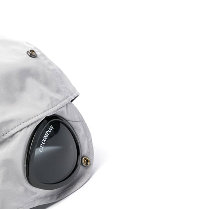 Cp Company Chrome-R Goggle Cap in Drizzle Grey