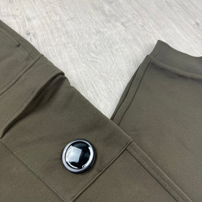CP Company Raised Fleece Sweatpants - Khaki
