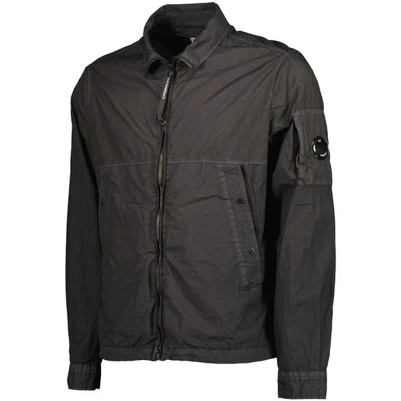 Cp Company 110A Taylon L Lens Overshirt In Black