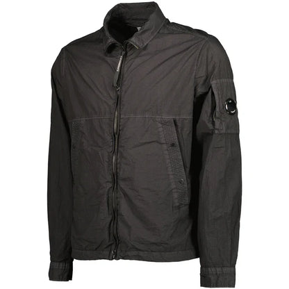 Cp Company 110A Taylon L Lens Overshirt In Black