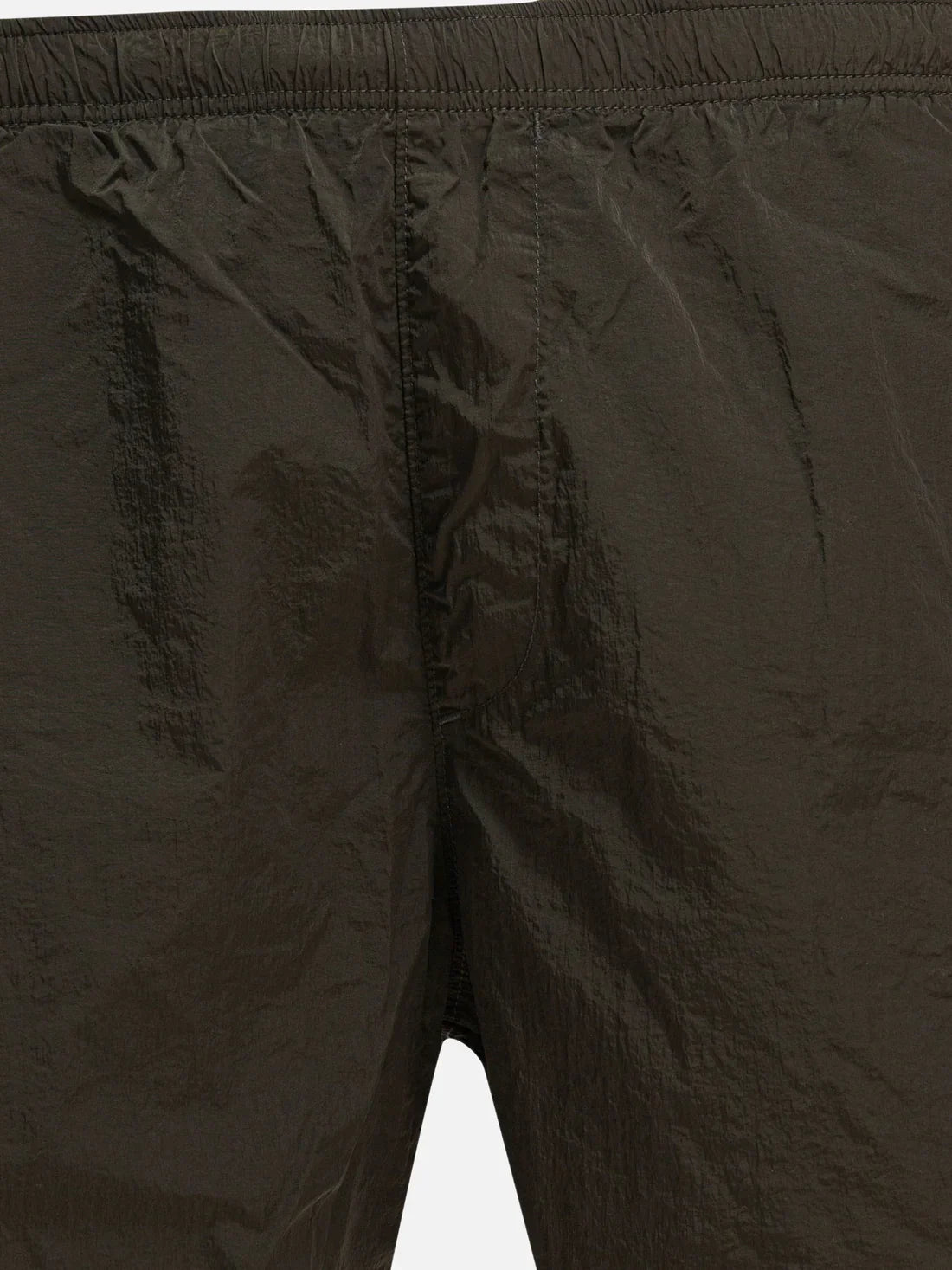 Cp Company Eco-Chrome British Sailor Swim Shorts In Ivy Green With Certilogo