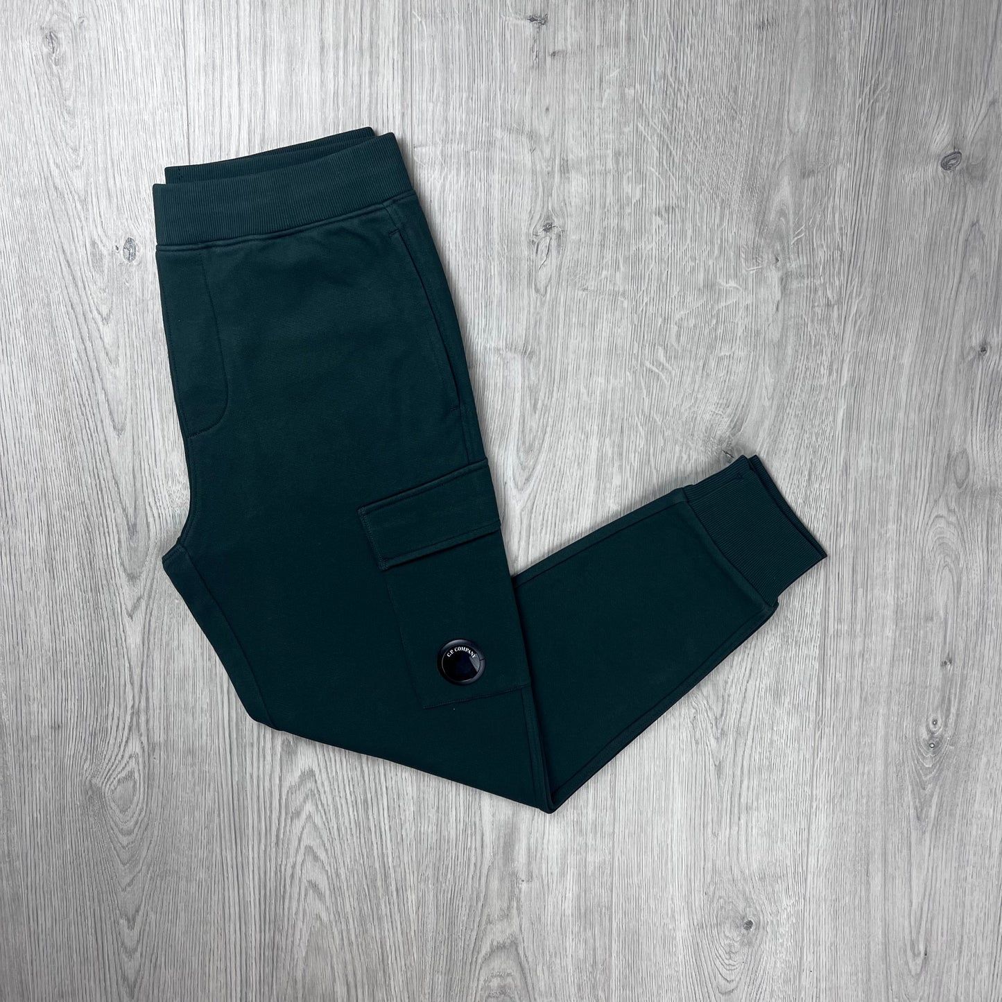 CP Company Raised Fleece Tracksuit - Raven