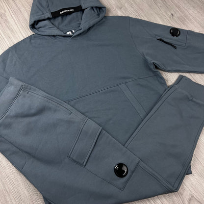 CP Company Raised Fleece Tracksuit - Stormy