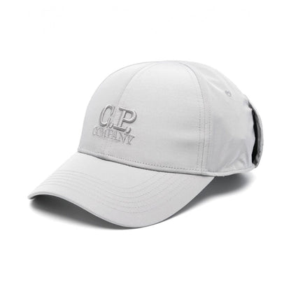 Cp Company Chrome-R Goggle Cap in Drizzle Grey