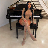 Load image into Gallery viewer, Starlight crystal boots (Nude multi)
