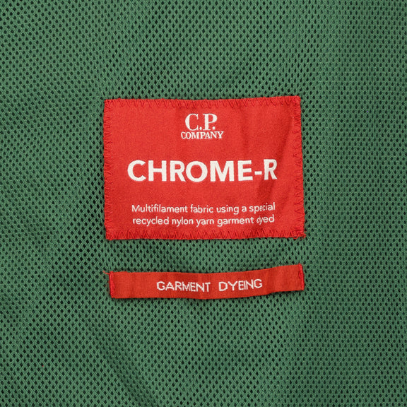 Cp Company Chrome-R Pocket Overshirt in Duck Green